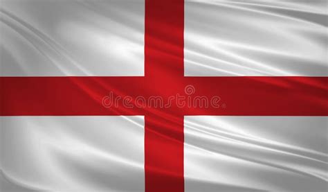 England Flag Blowing in the Wind. Background Texture. 3d Rendering ...