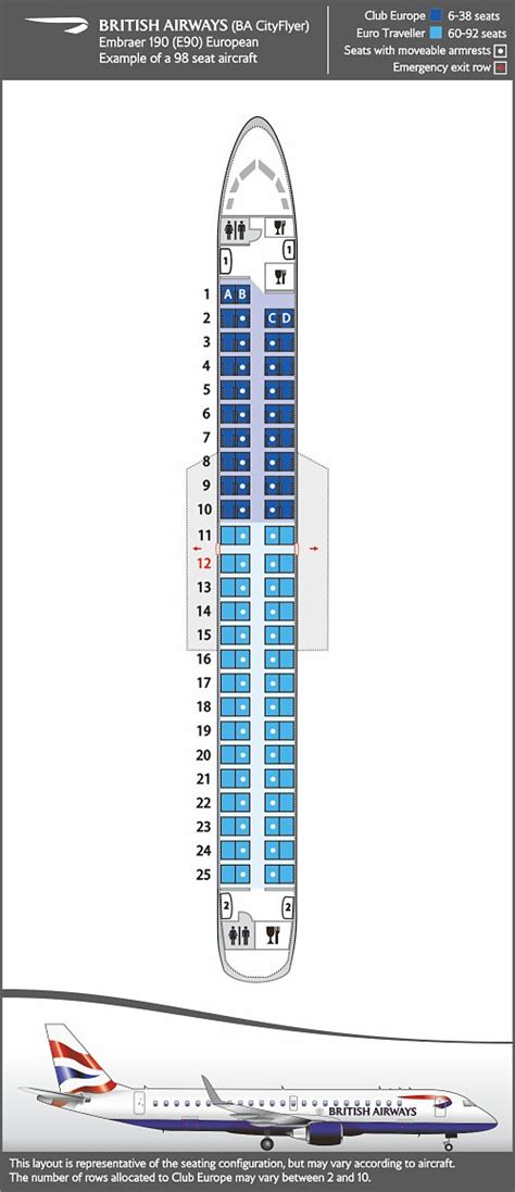 BA CityFlyer Fleet Embraer E190 Details and Pictures