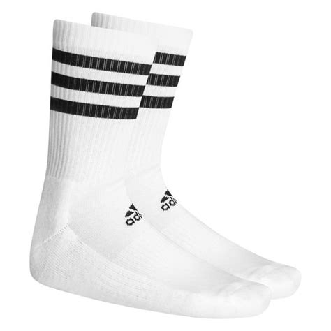 adidas Socks Cushioned Crew 3-Pack - White/Black Kids