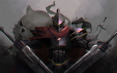 Download wallpaper 3840x2400 overlord, anime, armour suit, warrior, dark 4k wallaper, 4k ultra ...