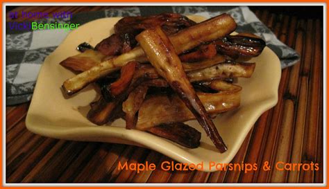 Maple Glazed Parsnips and Carrots! - At Home with Vicki Bensinger