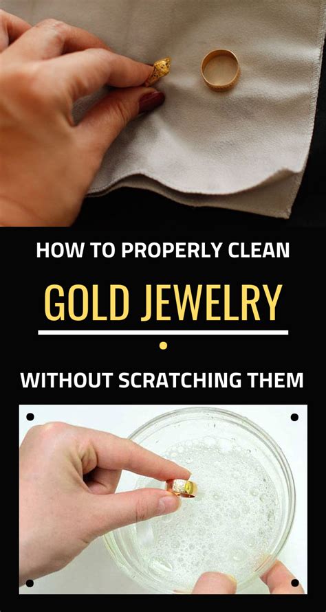 How To Properly Clean Gold Jewelry Without Scratching Them - Cleaning-Expert.net | Clean gold ...