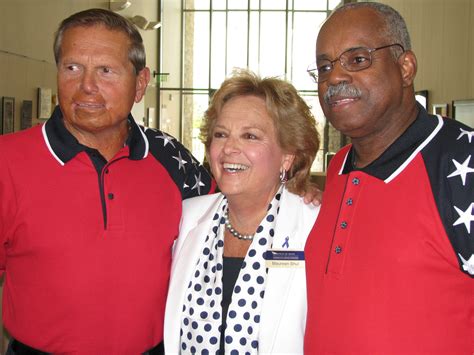 Lovely smiles from Brian Shul, left, Maureen Shul and Walter Watson