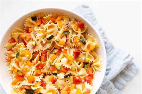 Incredible Veggie Pasta Salad Recipe | Julie Blanner