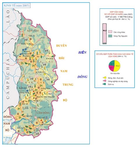 Bản đồ Tây Nguyên và các tỉnh miền trung Việt Nam Cho Phượt Thủ - EU-Vietnam Business Network (EVBN)