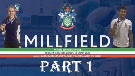 Millfield School Swimming TYR Millfield Meet Part 1 14:03:20 - YouTube