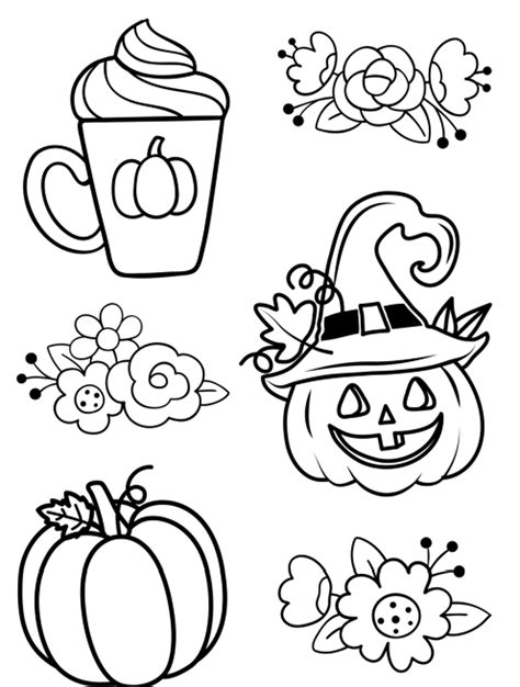 Cute Pumpkin Coloring Pages for Fall