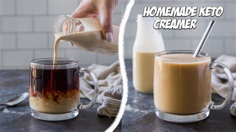 How to Make Homemade Keto Creamer | No Artificial Sweeteners - Crazy Simple Keto