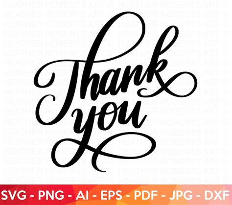 Thank You SVG Thank You Sign Floral Wedding Thank You Svg - Etsy