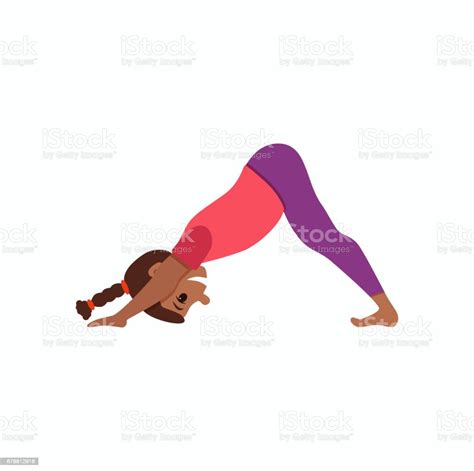 Pose Latihan Anakanak Dan Set Asana Yoga Ilustrasi Stok - Unduh Gambar Sekarang - Afro Hairstyle ...