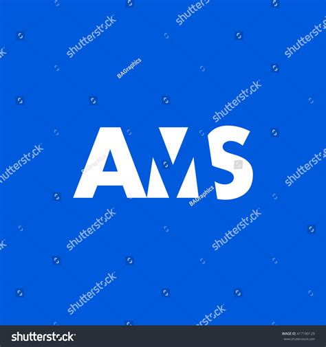 Ams Logo Vector Graphic Branding Letter Stock Vector (Royalty Free ...