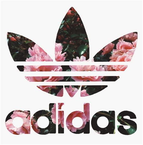 Adidas Floral Collection Flower - Flower Adidas Logo Transparent, HD Png Download - kindpng