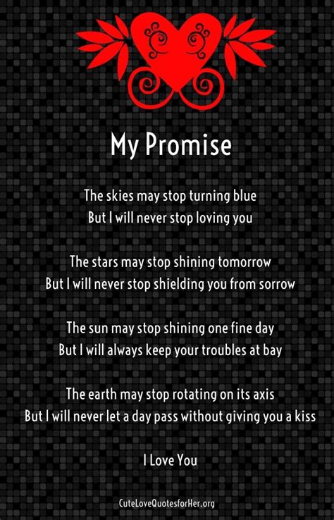 I Will Love You Forever Poems For Him - Beautiful Quotes