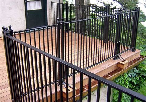 Image of: Wrought Iron Deck Railing Designs | Deck railing systems ...