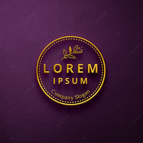 Gold And Purple Logo Mockup Template Download on Pngtree