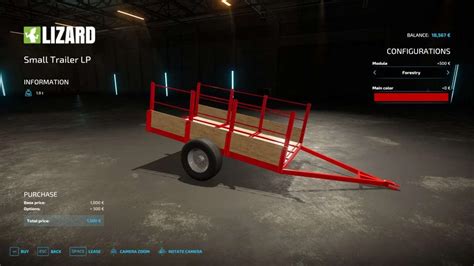 Wood Trailer v1.0 FS22 Mod | Farming Simulator 22 Mod