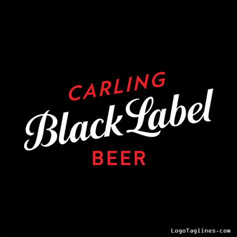 Carling Black Label Logo and Tagline - Slogan - Manufacturer