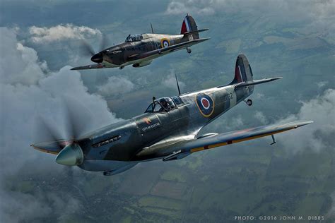 The Hawker Hurricane and Supermarine Spitfire, flying together once ...