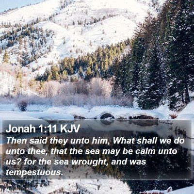 Jonah 1 Scripture Images - Jonah Chapter 1 KJV Bible Verse Pictures