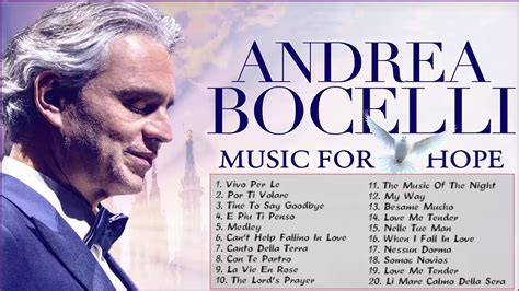 Andrea Bocelli Greatest Hits Full Album - The Best Songs of Andrea Bocelli - YouTube