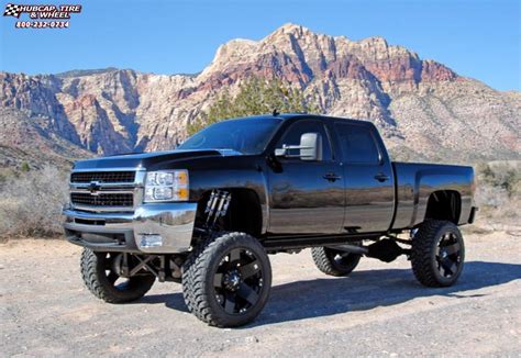 Chevrolet Silverado 1500 XD Series XD775 Rockstar Wheels Matte Black