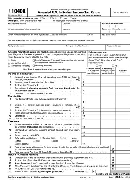 1040x 2018-2024 Form - Fill Out and Sign Printable PDF Template ...