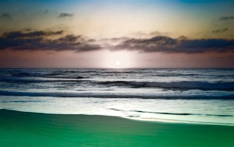 Landscape photography of sea waves under calm sky during golden hour HD wallpaper | Wallpaper Flare