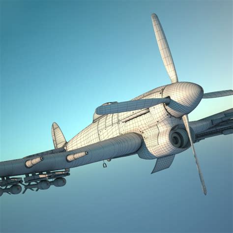 3D Model Hawker Typhoon - TurboSquid 1296328