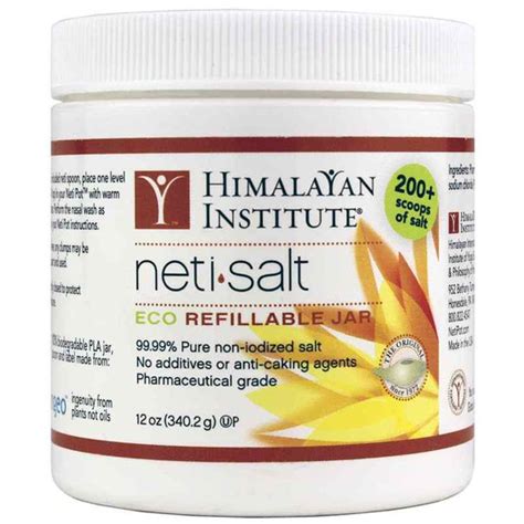 Neti-Salt Eco Refillable Jar, Himalayan Institute