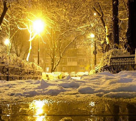 Free download | HD wallpaper: winter, city, night | Wallpaper Flare