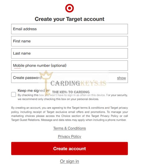 Target Carding Method big - Carding Keys