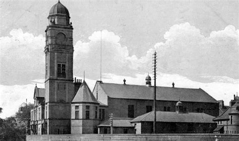 Tour Scotland: Old Photograph Town Hall Motherwell Scotland