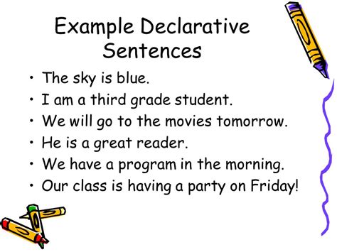 What is a Declarative Sentence? - English Grammar A To Z