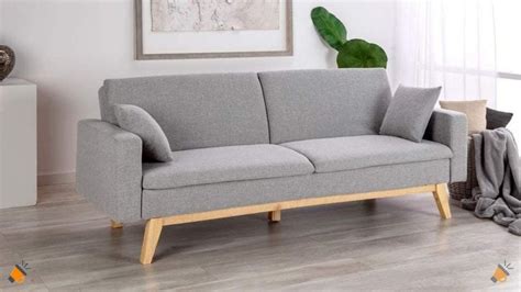 Sofá Cama 3 plazas diseño nórdico por 190€ ¡MÁS BARATO QUE EN IKEA!