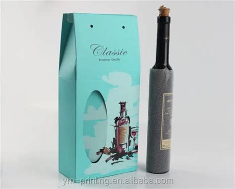 Custom Logo Corrugated Paper Wine Carton Shipping Box Luxury Rigid ...