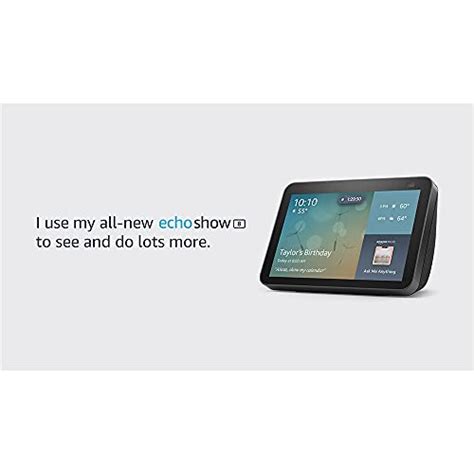 Echo Show 8 (2nd Gen) HD smart display with 13 MP camera