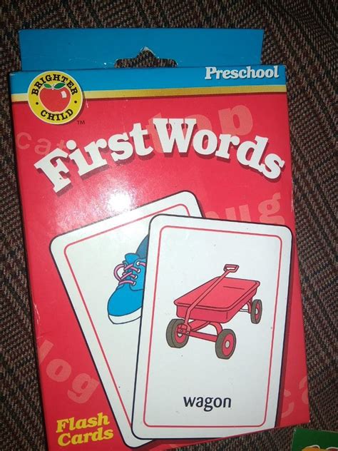 First Words Flashcards, Hobbies & Toys, Stationary & Craft, Stationery & School Supplies on ...