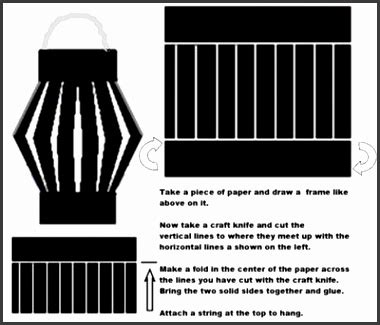 5 Paper Lantern Template - SampleTemplatess - SampleTemplatess