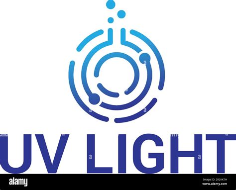 Minimalist UV LIGHT Circle Abstract logo design Stock Vector Image & Art - Alamy