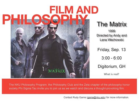 NKU Philosophy: Film and Philosophy: The Matrix