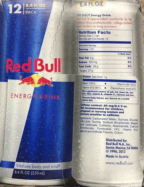 Red Bull Energy Drink, 8.4 Fl Oz Cans, Pack of 12 | #1981259833