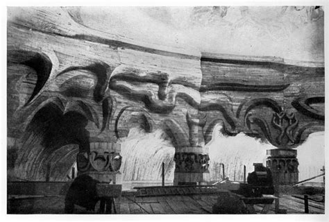 Interior photos of Rudolf Steiner's First Goetheanum