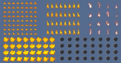 ArtStation - 2D Fire effects | Game Assets