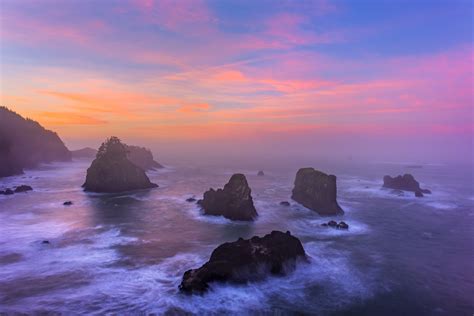 Oregon Coast Sea Stacks Samuel Boardman Area Photo Print | Photos by Joseph C. Filer