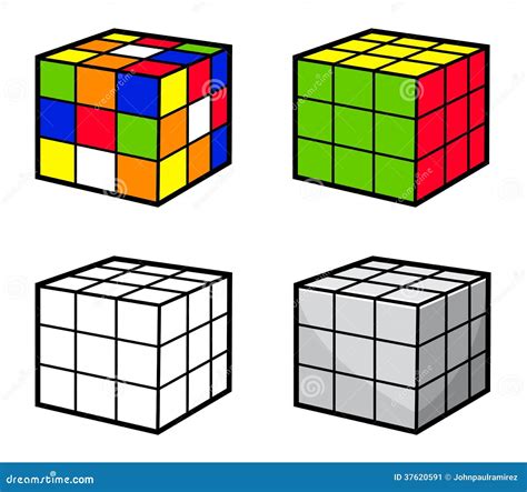 Cube Puzzle editorial photo. Illustration of color, test - 37620591