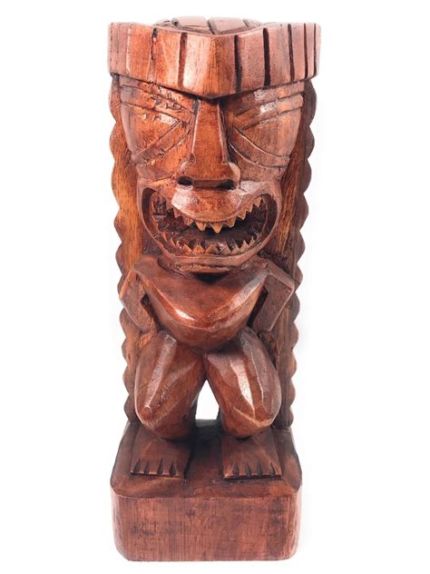 Tiki Statues - Premium Set of 5 Tiki Gods - Style Hawaii