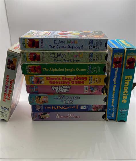 Sesame Street Vhs Lot