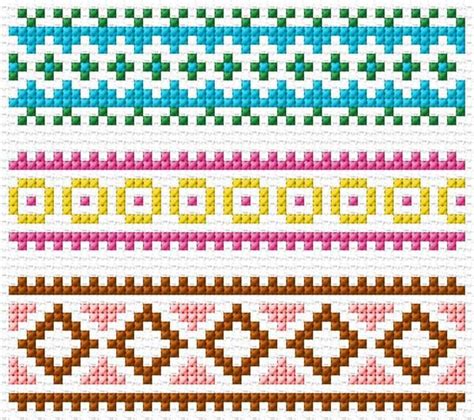 Borders | Cross stitch border pattern, Cross stitch designs, Cross ...