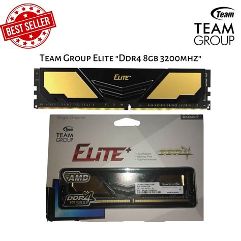 Team Group ELITE Plus DESKTOP MEMORY 8GB RAM DDR4 3200MHz, Computers & Tech, Parts & Accessories ...