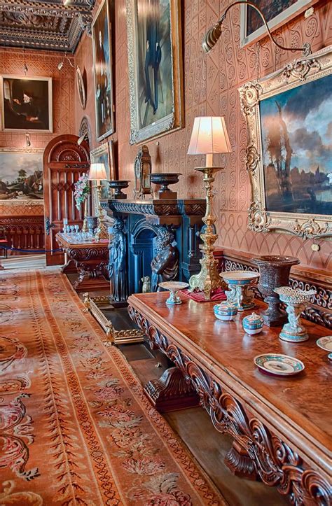 Wales - Gwynedd - Penrhyn Castle - Dining Room - HDR - 9th Augus | Castles interior, Beautiful ...